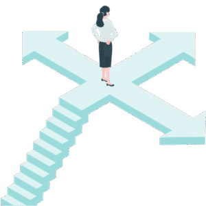 進路に悩む若手社員
